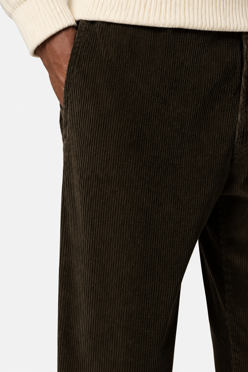 Chino kalhoty regular fit s kontrastní kapsou