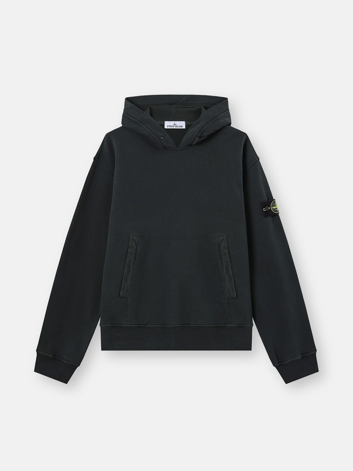 6100023 BRUSHED ORGANIC COTTON FLEECE - Tmavě zelená