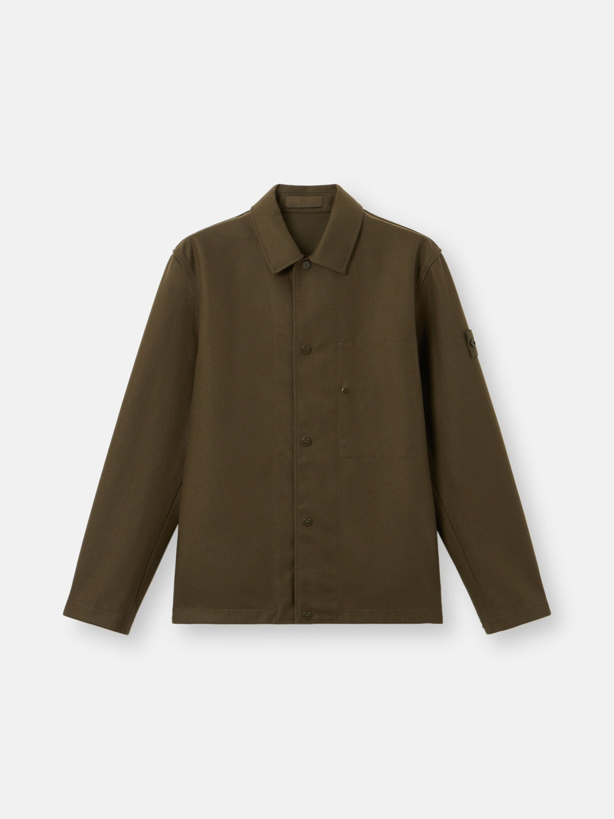 STONE ISLAND - WOOL NYLON FLANNEL_S.I. GHOST Košile