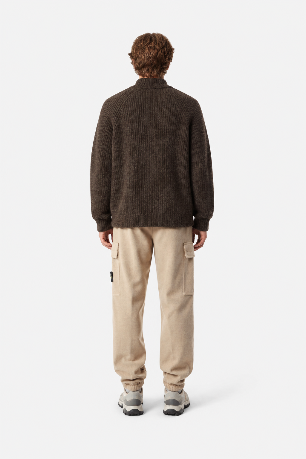 3100050 WOOL NYLON FLANNEL-TC - Béžová Biscuit