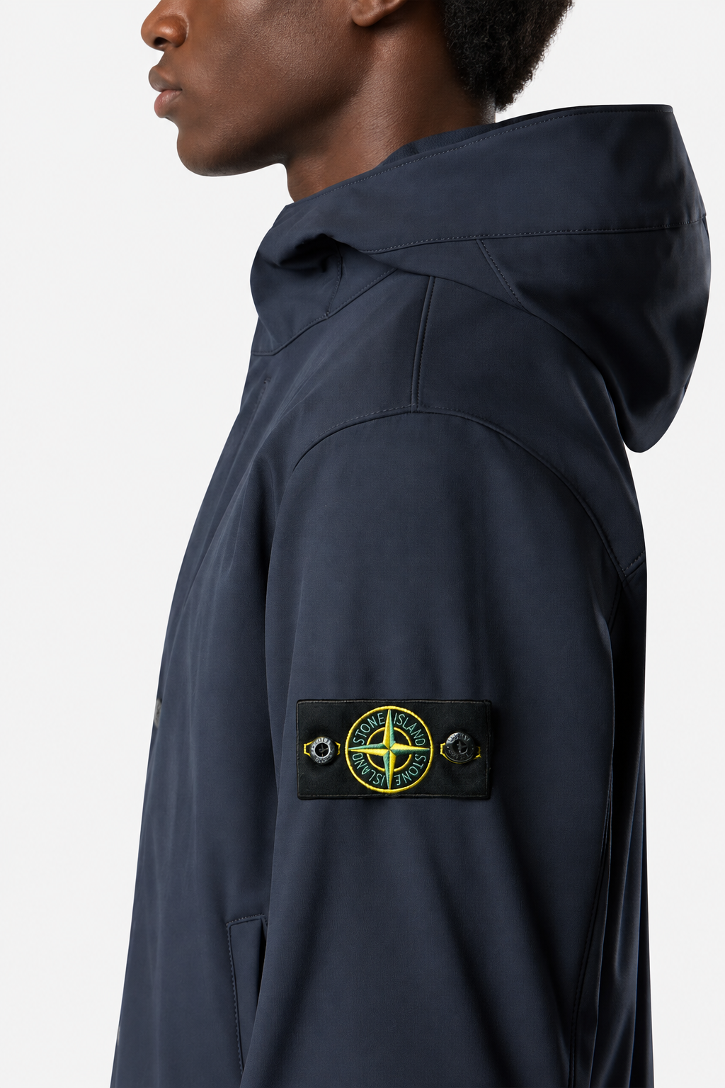 4100118 LIGHT SOFT SHELL-R E.DYE® TECHNOLOGY IN RECYCLED POLYESTER - Námořnická modrá