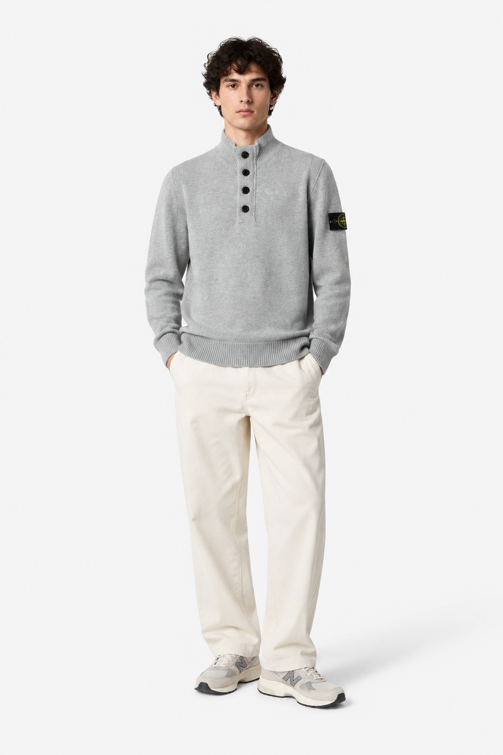 5100040 LAMBSWOOL - Šedý melír