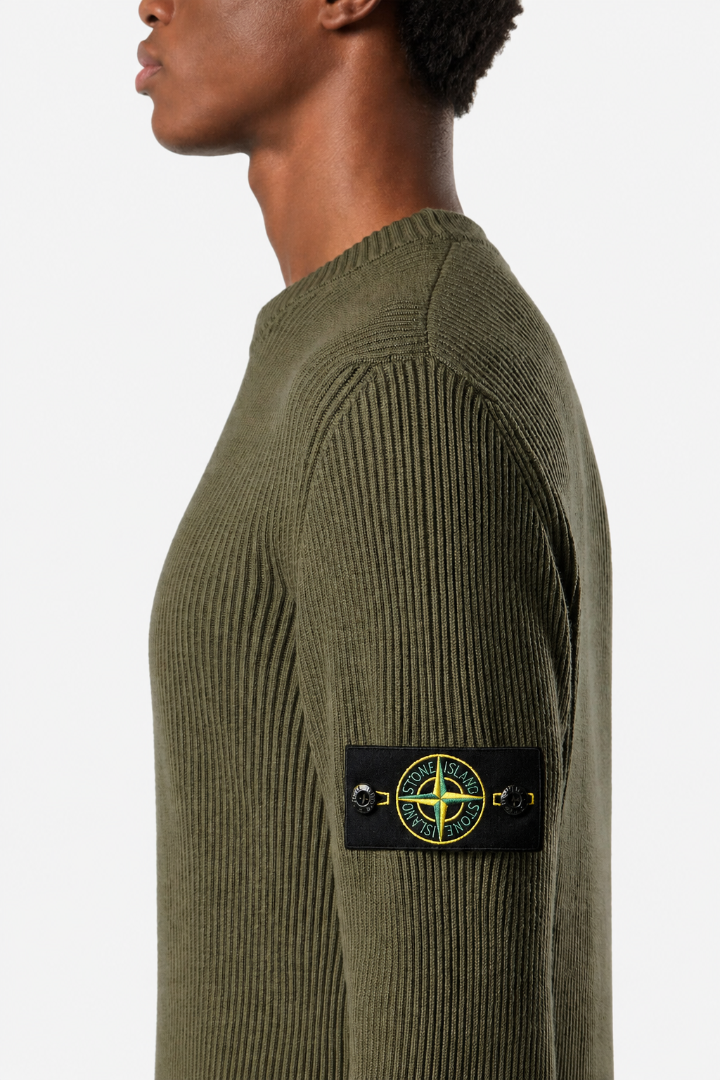 5100053 FULL RIB RWS WOOL - Vojenská zelená