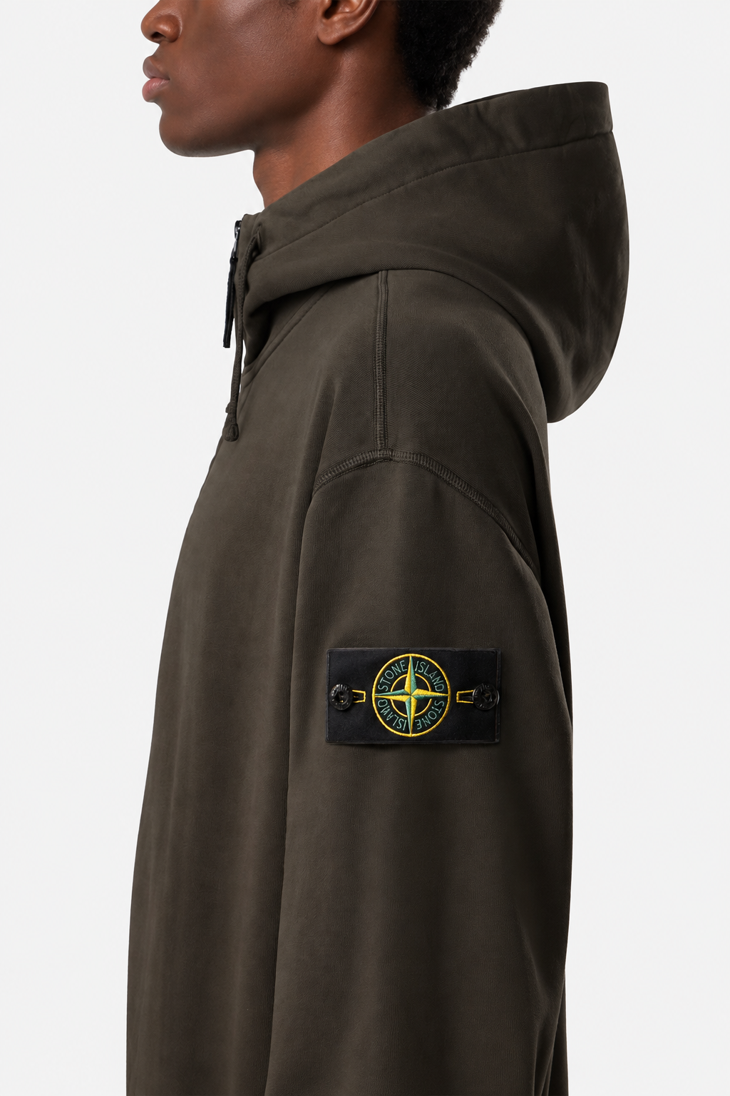 6100009 ORGANIC COTTON FLEECE - Uhlově šedá