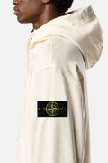 6100009 ORGANIC COTTON FLEECE - Slonová kost