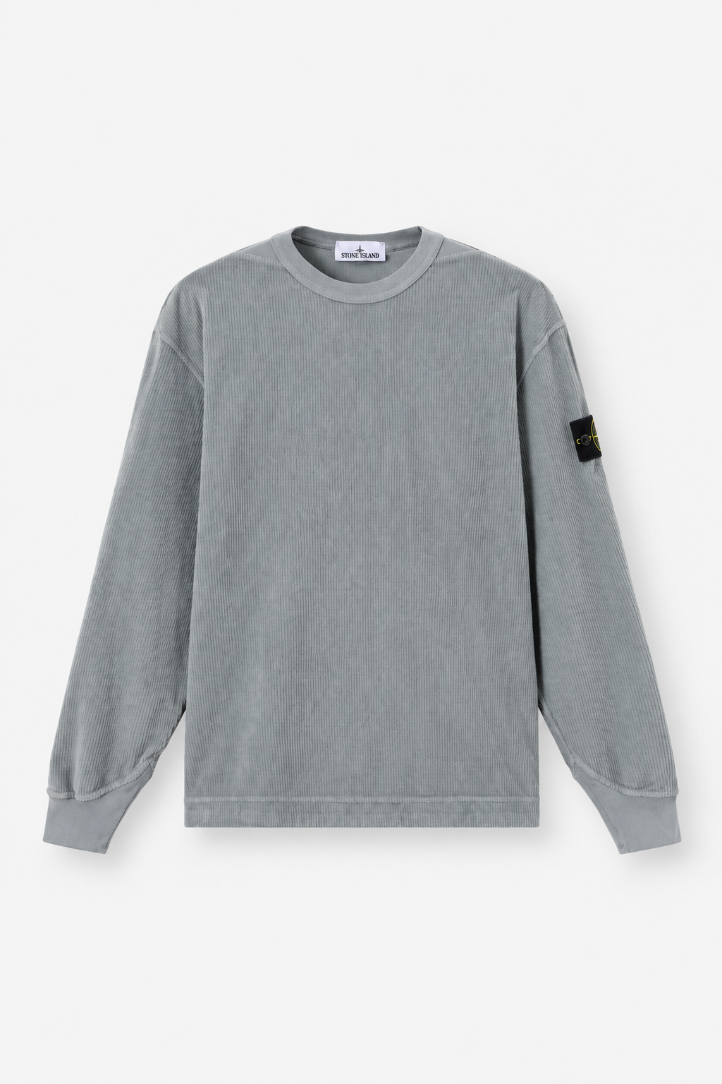 6100030 JERSEY CORDUROY - Šedá