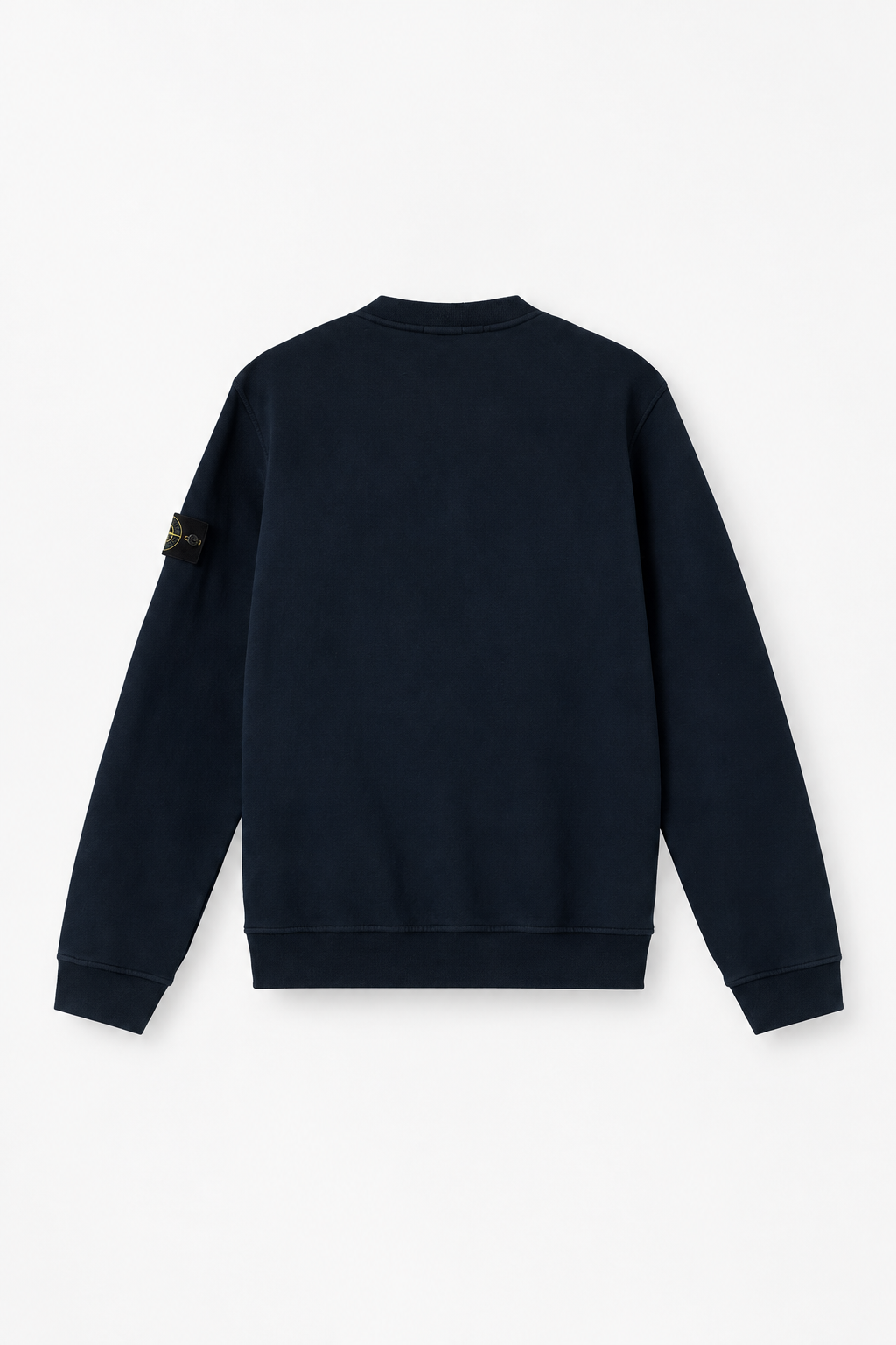 6100038 BRUSHED ORGANIC COTTON FLEECE - Námořnická modrá